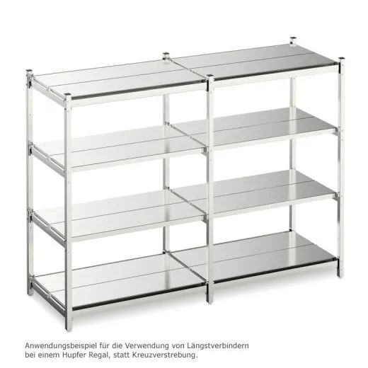 Hupfer Längsverbindung 1000 mm N-35 Edelstahl Hupfer Längsverbindung 1000 mm N-35 Edelstahl