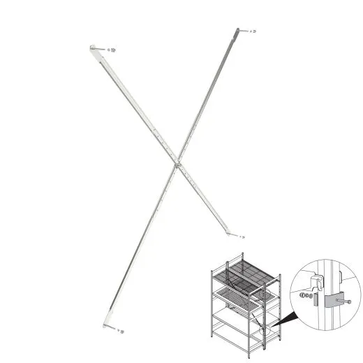 Hupfer Kreuzverstrebung Edelstahl RG-KV/N5/12/20/25