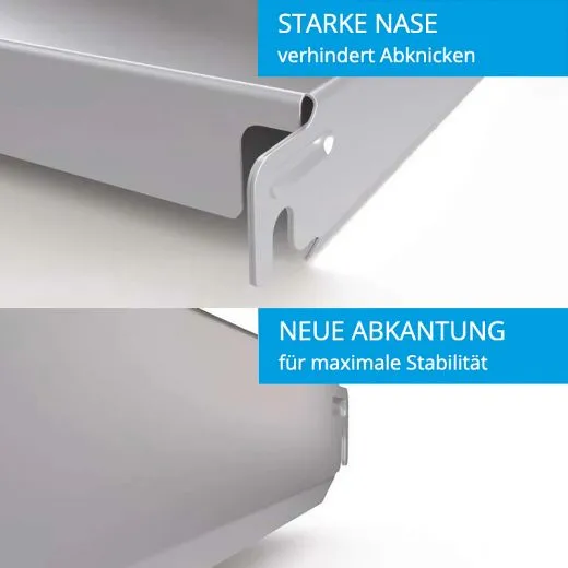 Hupfer Edelstahl Regalboden N5 T-60-B 1.200 mm Hupfer Edelstahl Regalboden N5 T-60-B 1.200 mm