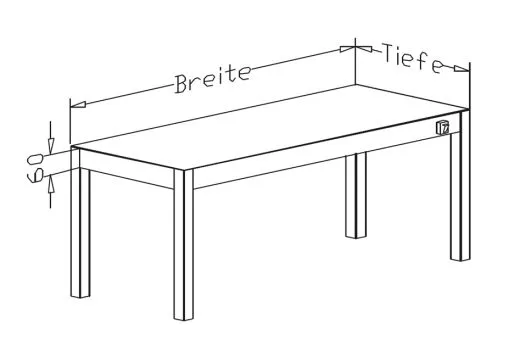 CAT-Edelstahl Wrmebrcke - Tiefe 35cm WB-K-035-08-20