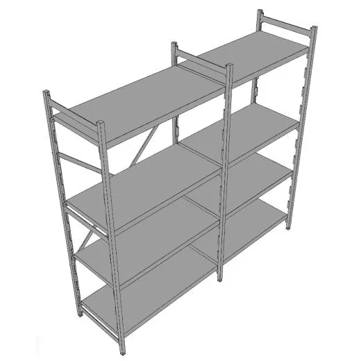 Hupfer Aluminium Regal N20-GA-FL600 T-500 B-1875 Hupfer Aluminium Regal N20-GA-FL600 T-500 B-1875