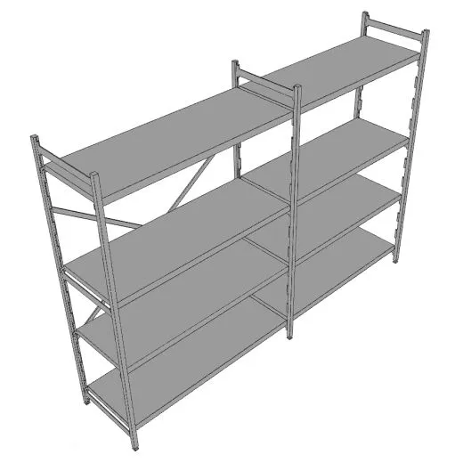 Hupfer Aluminium Regal N20-GA-FL600 T-600 B-2475 Hupfer Aluminium Regal N20-GA-FL600 T-600 B-2475