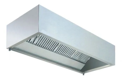 Edelstahl Kasten Ablufthaube - 2600x1000 mm FA