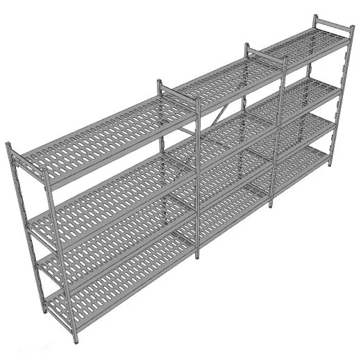 Hupfer Aluminium Regal N12-KR-FL600 T-400 B-3850 Hupfer Aluminium Regal N12-KR-FL600 T-400 B-3850