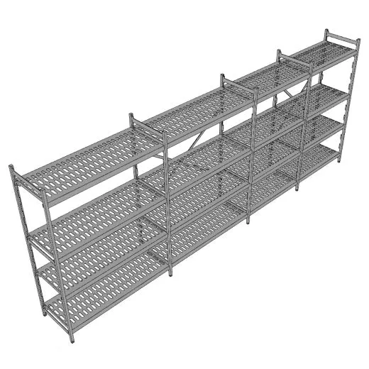 Hupfer Aluminium Regal N12-KR-FL600 T-600 B-4525 Hupfer Aluminium Regal N12-KR-FL600 T-600 B-4525