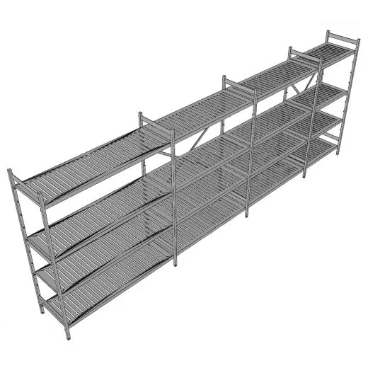 Hupfer Edelstahl Regal N5-RA-FL-600 kg T-400 B-4925 Hupfer Edelstahl Regal N5-RA-FL-600 kg T-400 B-4925