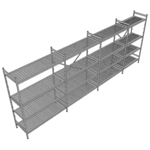 Hupfer Edelstahl Regal N5-RA-FL-600 kg T-600 B-4825 Hupfer Edelstahl Regal N5-RA-FL-600 kg T-600 B-4825