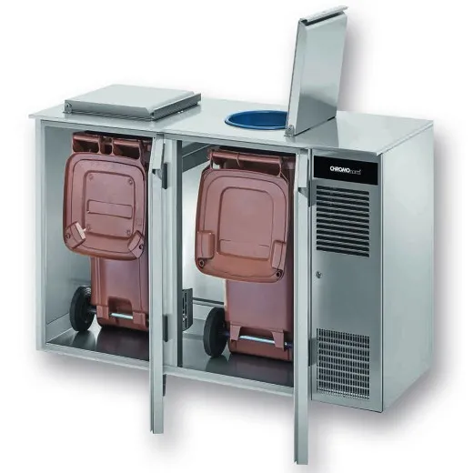 Chromonorm Abfallkhler fr 2x240-Liter-Behlter