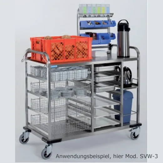 Hupfer Edelstahl Servicewagen SVW-2 Hupfer Edelstahl Servicewagen SVW-2