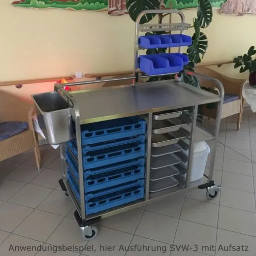 Hupfer Edelstahl Servicewagen SVW-2 Hupfer Edelstahl Servicewagen SVW-2