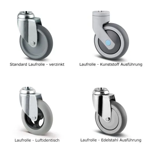 Hupfer Tablett Abr�umwagen TAWALU 1435 - 12 Trapez-Tabletts OT