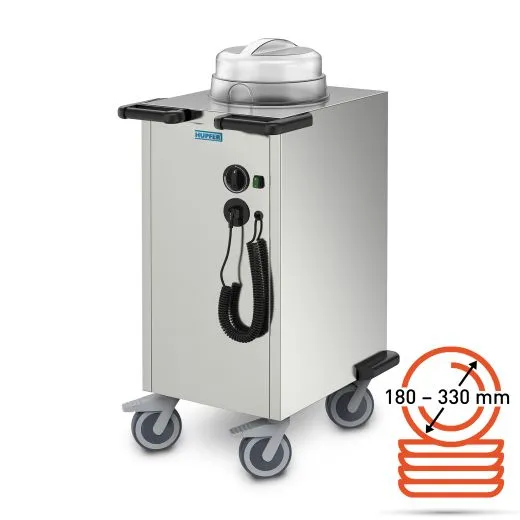 Hupfer Tellerstapler TE/H 1/18-33 beheizt Edelstahl