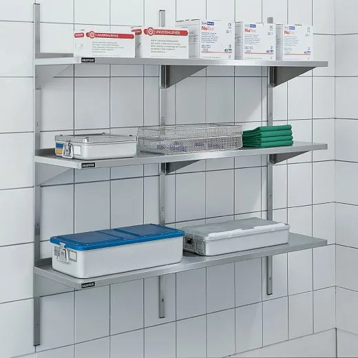 Hupfer Edelstahl Auflage Wandbord 21-04