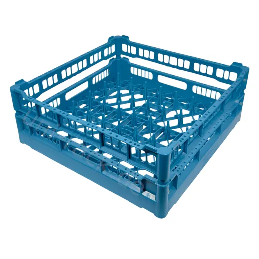 Kunststoff Tellerkorb erh�ht UK-H blau