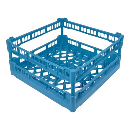 Kunststoff Tellerkorb erh�ht UK-H blau