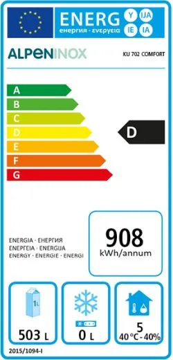 NordCap Alpeninox K�hlschrank KU 702 CNS - 2/1 GN