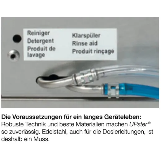 Meiko Geschirrspülmaschine UPster U500 XD auch für 60x40 cm Kisten Meiko Geschirrspülmaschine UPster U500 XD auch für 60x40 cm Kisten