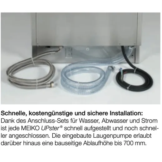 Meiko Geschirrspülmaschine UPster U500 XD auch für 60x40 cm Kisten Meiko Geschirrspülmaschine UPster U500 XD auch für 60x40 cm Kisten