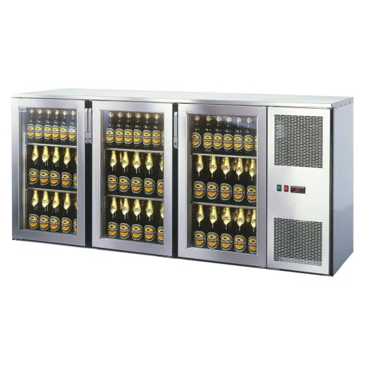 Einbau Getrnke Khlung 3xGlastr Kltemaschine T69