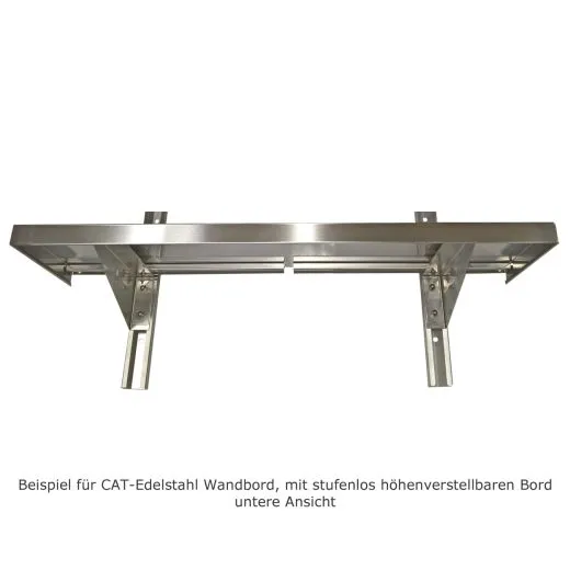 CAT Edelstahl Wandbord WBH 50-30