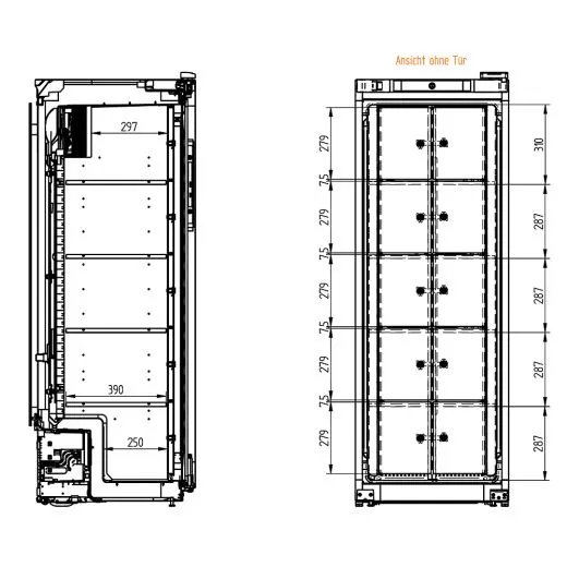 Gemeinschaftsk�hlschrank Rieber Multipolar 380-10 FR