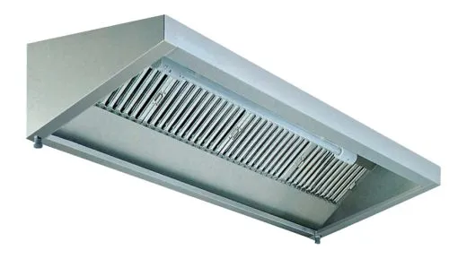 Edelstahl Wand Ablufthaube - 3400x800 mm FB