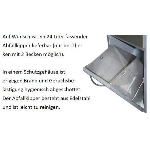 EGL-Theke E31FTZ - 2 Becken - 2½xTr - 1xZugabteil