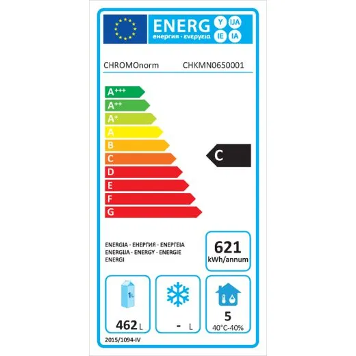 Chromonorm Edelstahl Khlschrank STAR BR 650 GN 2/1