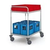 Hupfer Edelstahl Servierwagen VarioCart - VC 8x6/2 M - 2 Borde