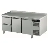 Chromonorm Edelstahl Tiefk�hltisch - 2 T�ren - 2 Schubladen - TPHK