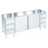 Chromonorm Edelstahl Arbeitsschrank - SF06US3B0 12-24