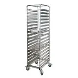 Edelstahl Regalwagen f�r 18 x Backblech 60x40cm