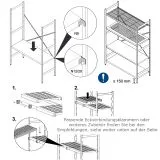 Hupfer Aluminium Regal N12-KR-FL600 T-400 B-3750