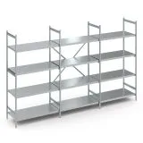 Hupfer Edelstahl Regal N5-GA-FL600 T-600 B-3350