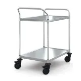Hupfer Edelstahl Servierwagen VarioCart - VC 8x6/2 Ergo M - 2 Borde
