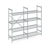 Hupfer Edelstahl Regal N5-DR-FL-600 kg T-300 B-1775