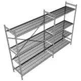 Hupfer Edelstahl Regal N5-DR-FL-600 kg T-300 B-2675