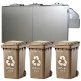 K&M Holland Mllkhler 3x120l Tonne - KC1720CN