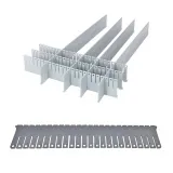 Querteiler Universal - H�he 70 mm grau PP - Breite 365 mm