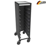 Tablett-Abr�umwagen TWA1S - Schwarz 1x09 Tablett 460x344 mm