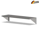 Edelstahl Einzelwandbord Tiefe 300 mm - Breite 700 mm