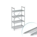 Hupfer Edelstahl Regal N35-RA-FL-2000 kg T-510 B-900