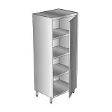 CAT-Edelstahl Putzmittelschrank PM3 - Tiefe 60cm CAT-PM3-06-05-08