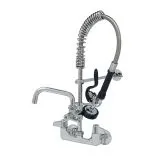 Profi Vorsp�lbrause kurz - Auslaufhahn 156mm - Zweilochmischbatterie WM2L