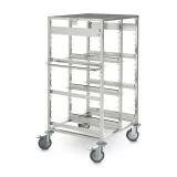 Hupfer Edelstahl Containertransportwagen CTW/O-9 1085/670/1368