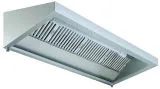 Edelstahl Wand Ablufthaube - 2400x1000 mm-FA