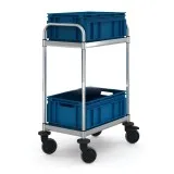 Hupfer Edelstahl Servierwagen VarioCart - VC 6x4/2 M - 2 Borde