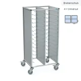 Hupfer Alu Tablett Abr�umwagen TAWALU 2x2UNI - 1635