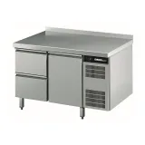 Chromonorm Edelstahl K�hltisch - 2 Schubladen - 1 T�r - TPHK