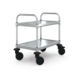 Hupfer Edelstahl Servierwagen VarioCart - VC 6x4/2 S - 2 Borde - KITA
